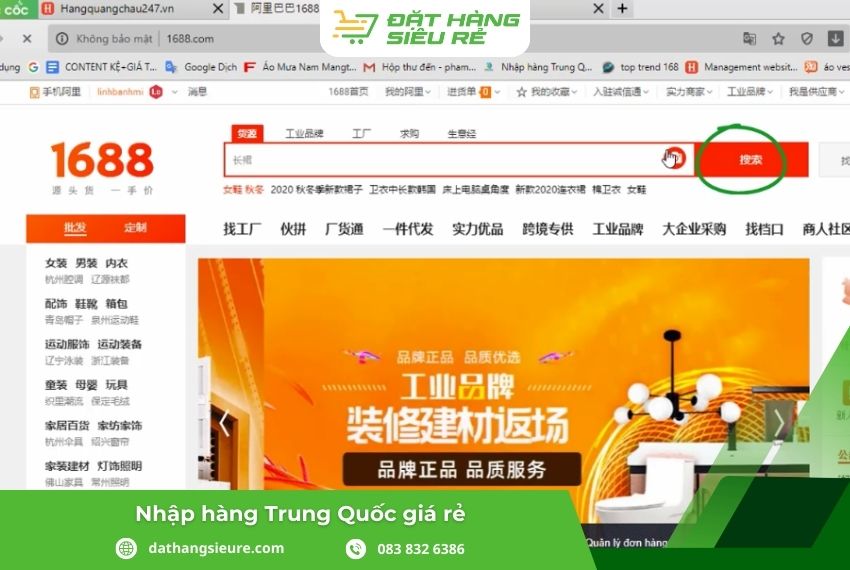 1688.com - Web nhập hàng Trung Quốc - “thiên đường” hàng sỉ giá gốc từ nhà máy