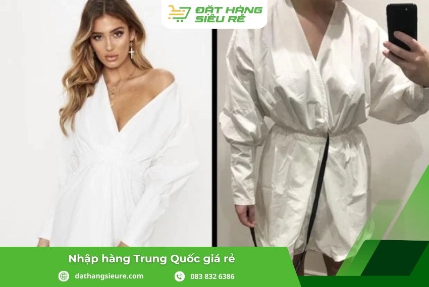 Đặt hàng theo ảnh nhưng nhận về khác “một trời một vực”