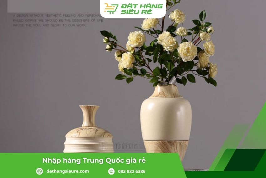 Lọ hoa gốm sứ pastel luôn được săn đón trong giới yêu thích đồ decor Trung Quốc