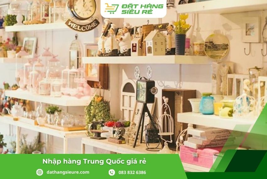 Các sản phẩm decor Trung Quốc gây ấn tượng bởi sự đa dạng và linh hoạt trong mẫu mã.