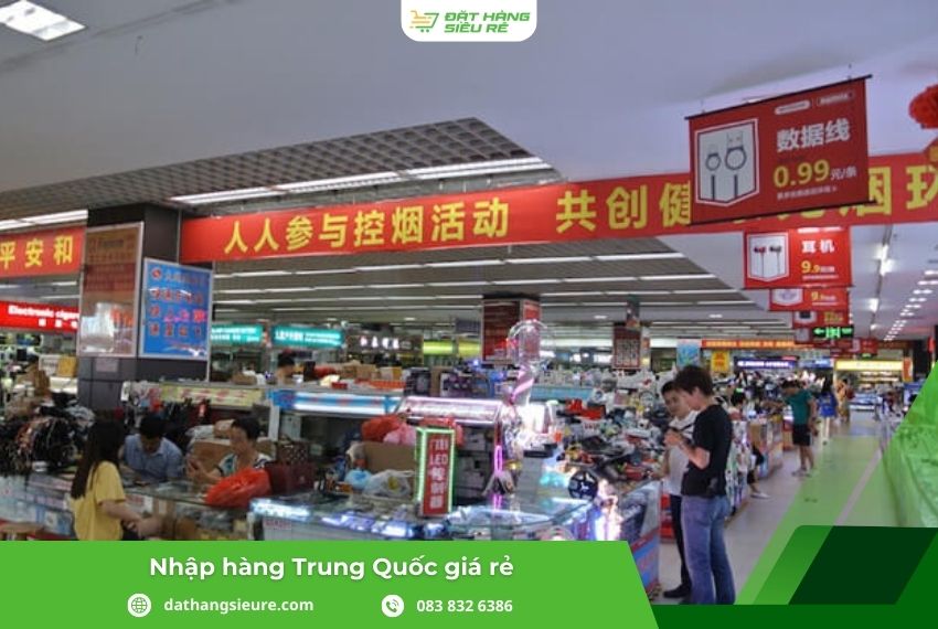 Trực tiếp sang Trung Quốc đánh hàng điện tử